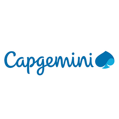 Capgemini logo (with a spade shape to the right)
